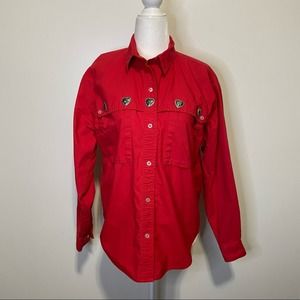 San Angelo Collection Heart Conch Shirt M/L